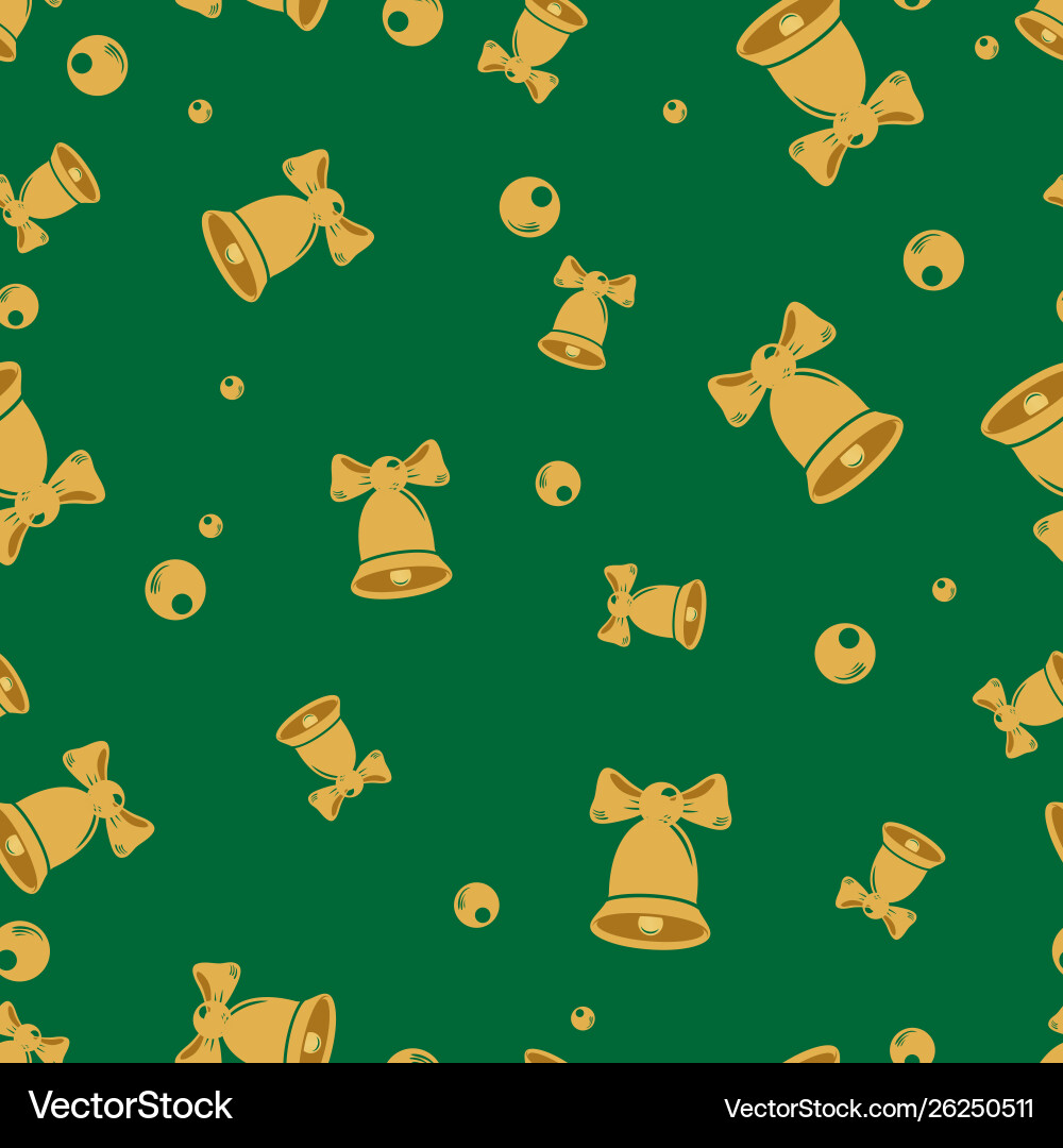 Seamless repeating new year pattern Seamless repeating new year pattern vector image