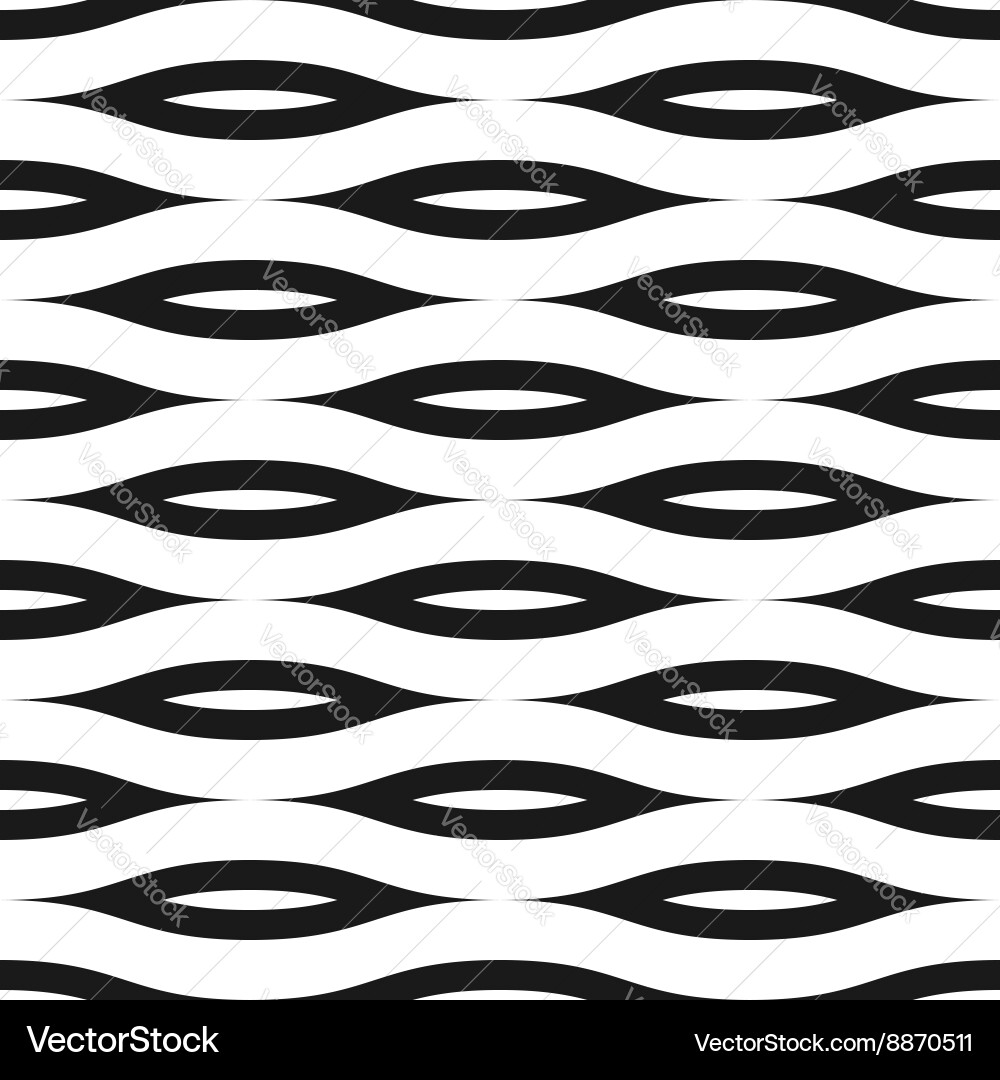 Wavy Line Pattern vector image