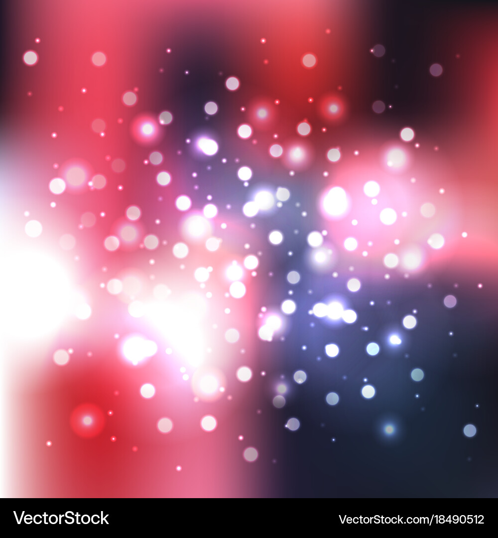 Blurred background with bokeh effect Vector Image