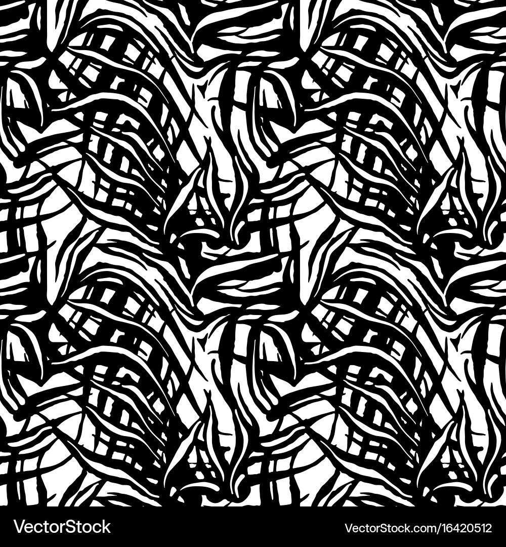 Exotic seamless tropical pattern Vector Image