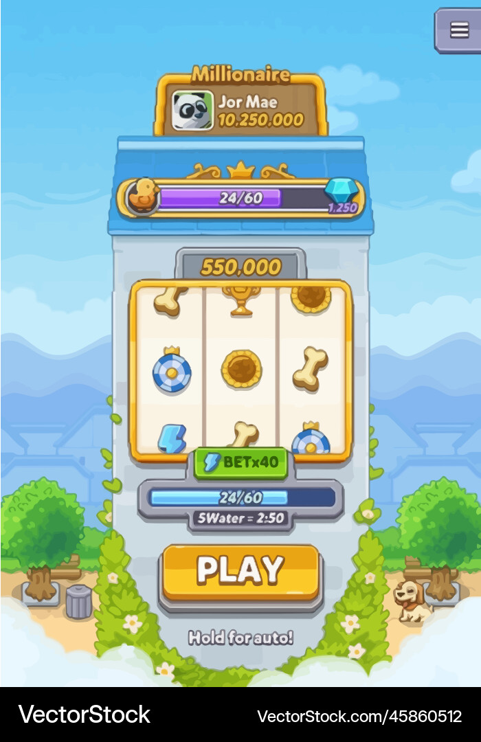 Komplettes Set von Level-Taste Spiel ui Pop-up-Symbol vektorbild