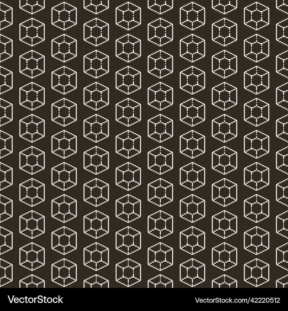 Pattern of abstract hexagonal diamond gemstone Pattern of abstract hexagonal diamond gemstone vector image