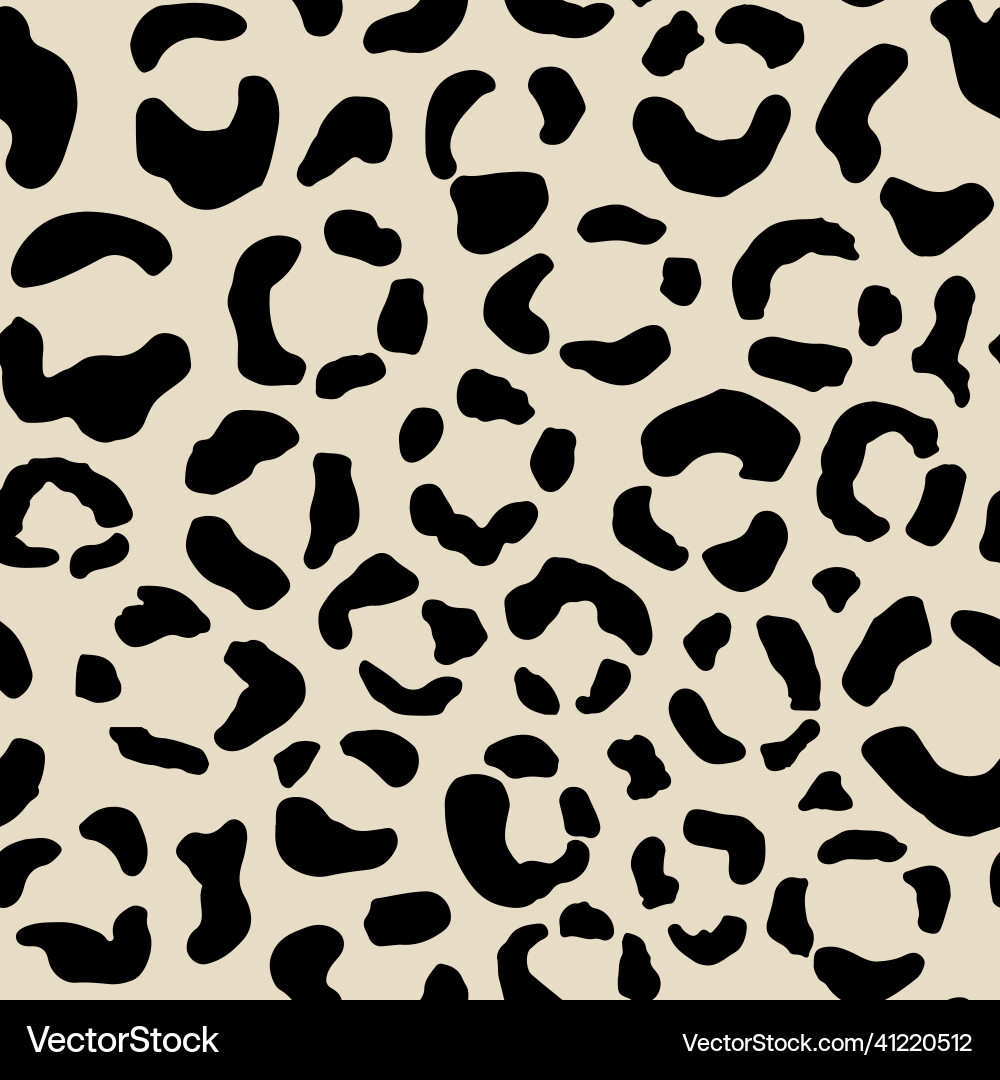 Seamless animal pattern with leopard dots Seamless animal pattern with leopard dots vector image