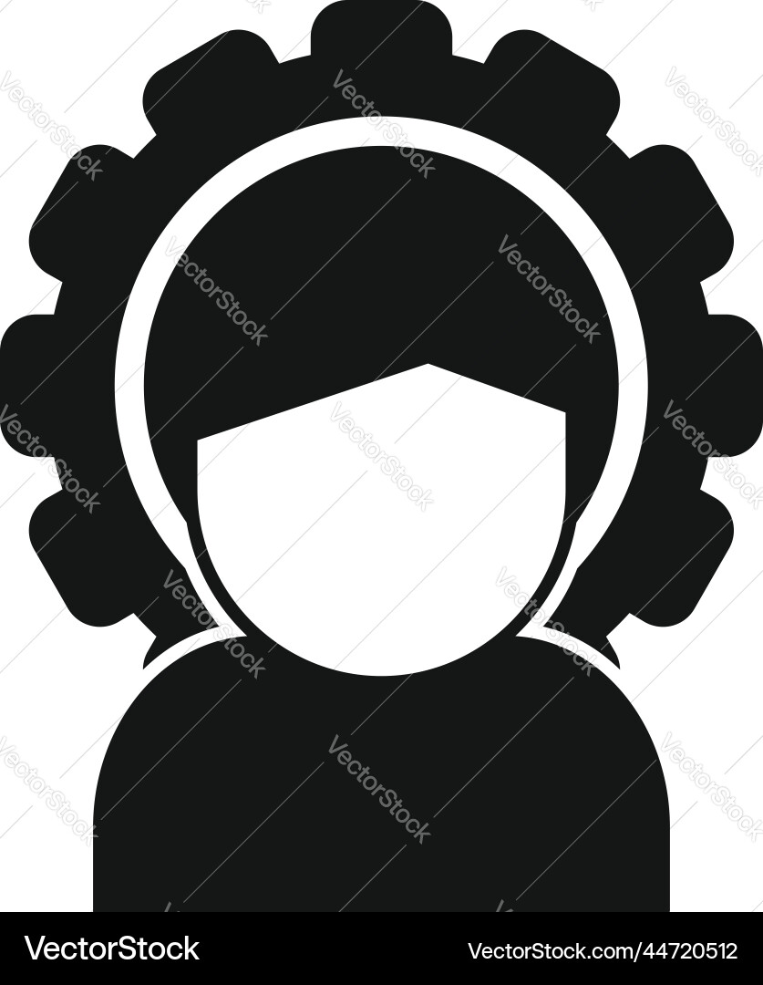 Service client icon simple review star Service client icon simple review star vector image