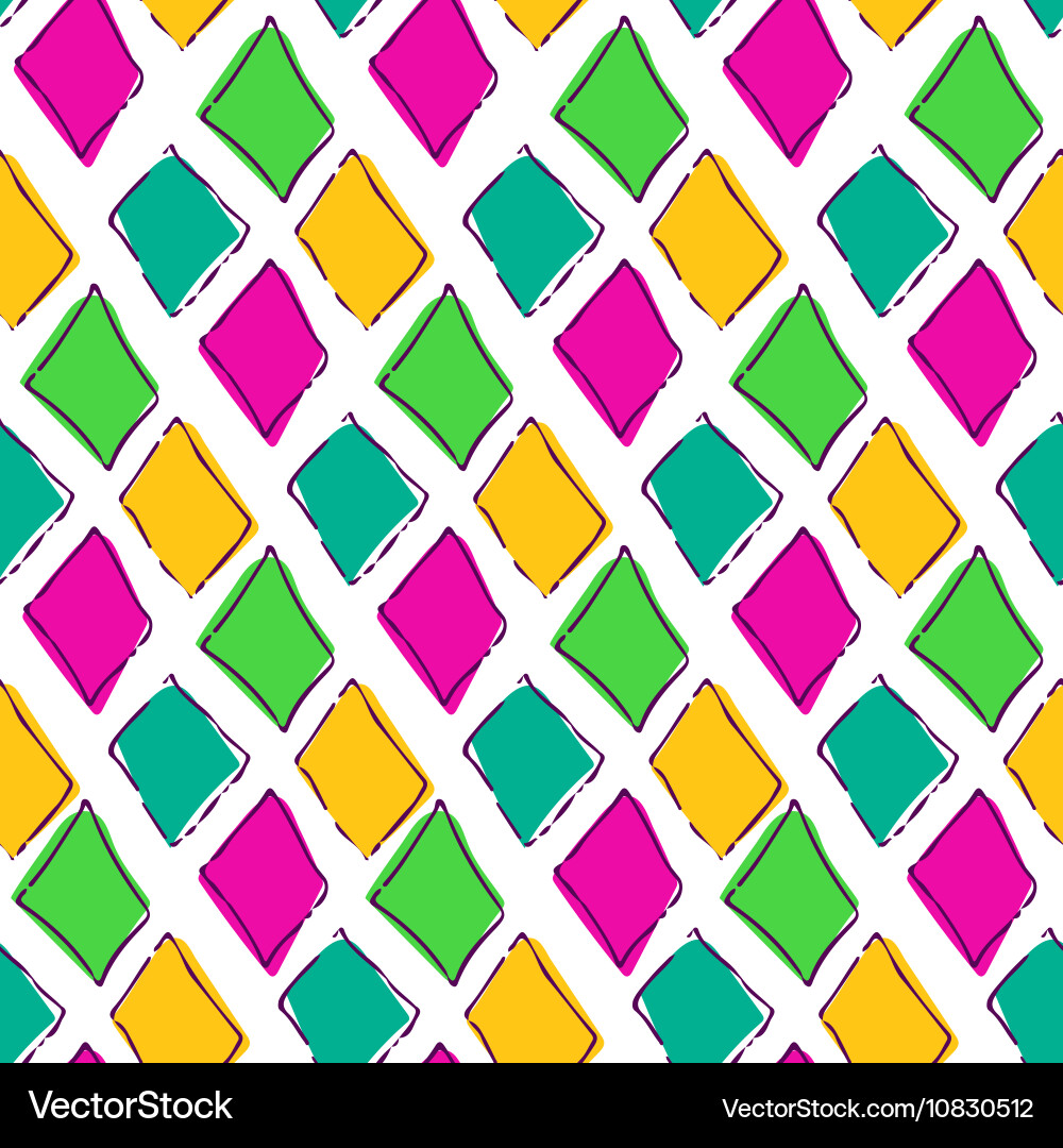 Sketchy Repeat Pattern vector image