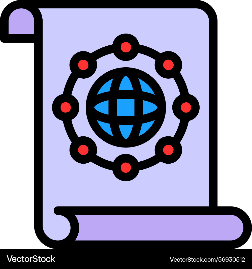 Unity quest line filled style icon design Vector Image