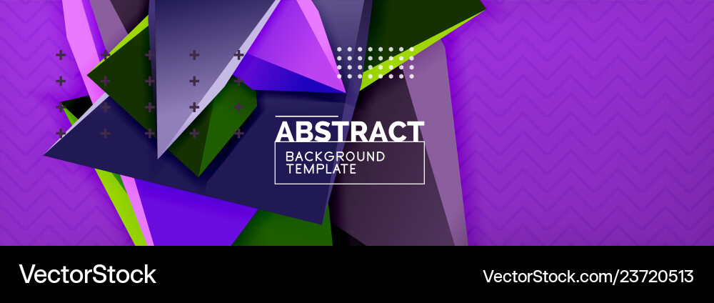 3d triangular minimal abstract background 3d triangular minimal abstract background vector image