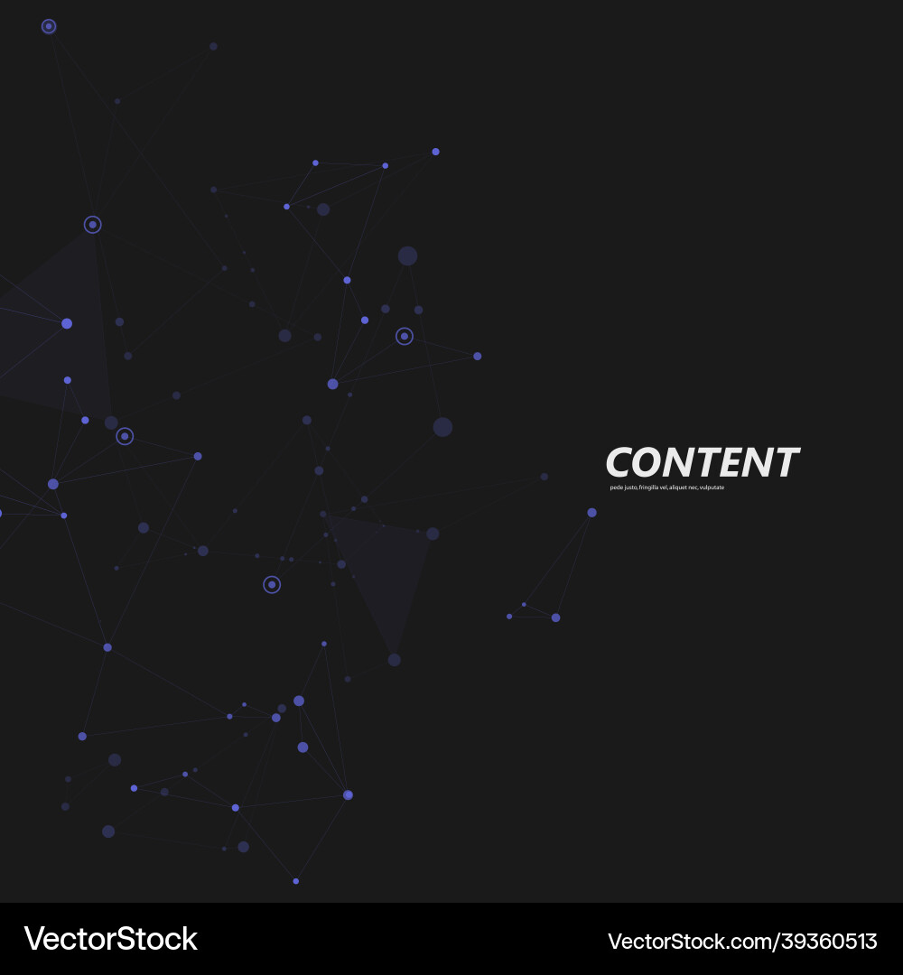 Abstract polygonal with connecting dots and lines Abstract polygonal with connecting dots and lines vector image