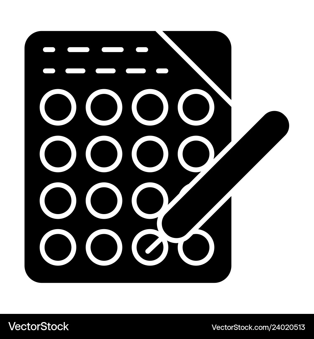 Check list solid icon school tests Check list solid icon school tests vector image