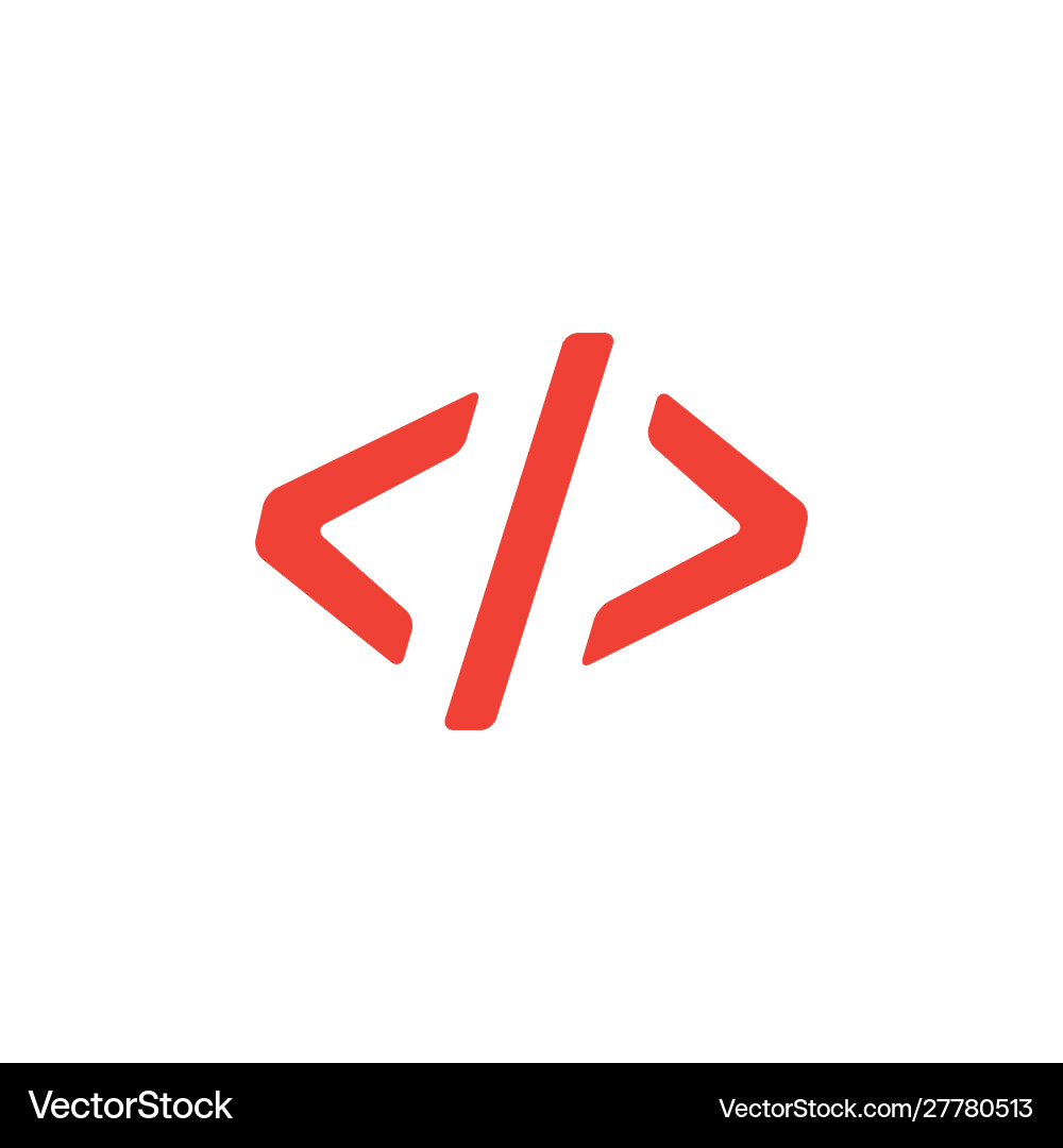 Code red icon on white background flat style Code red icon on white background flat style vector image