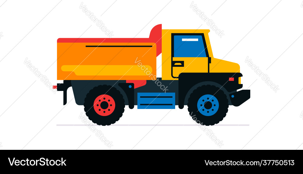 Construction machinery truck commercial vehicles Construction machinery truck commercial vehicles vector image