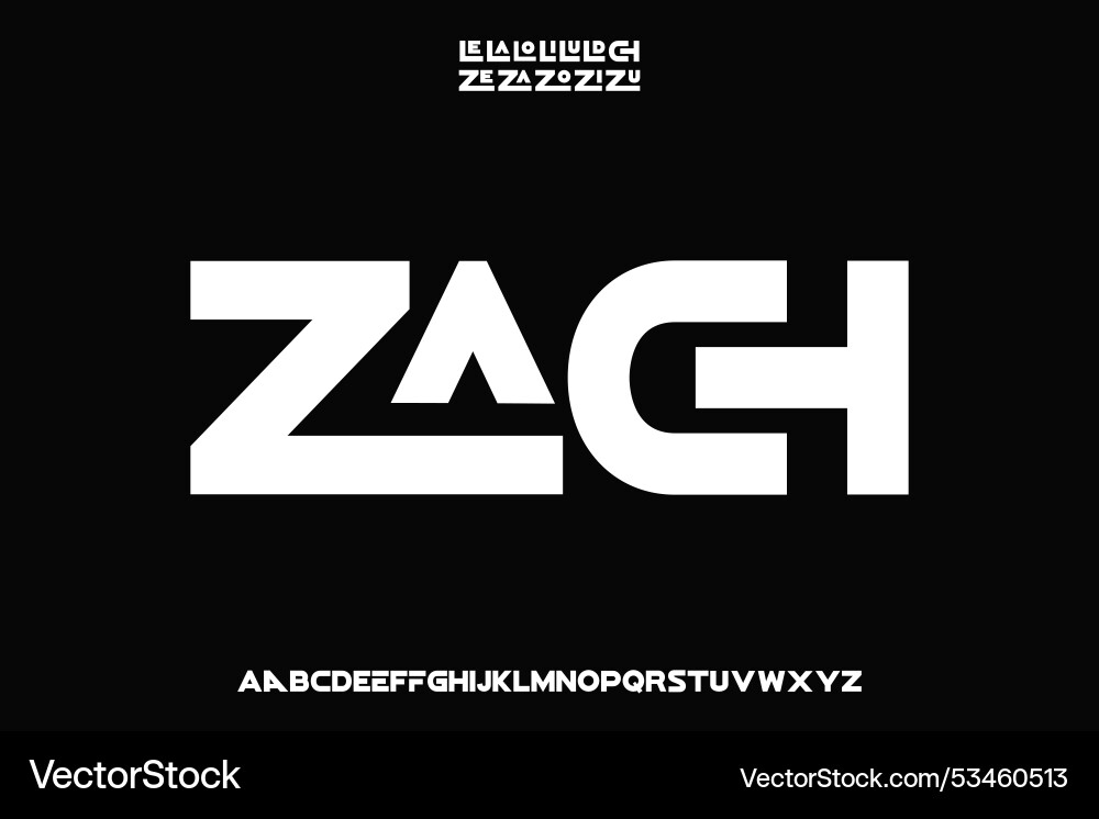 Display alphabet font design suitable Display alphabet font design suitable Vector Image