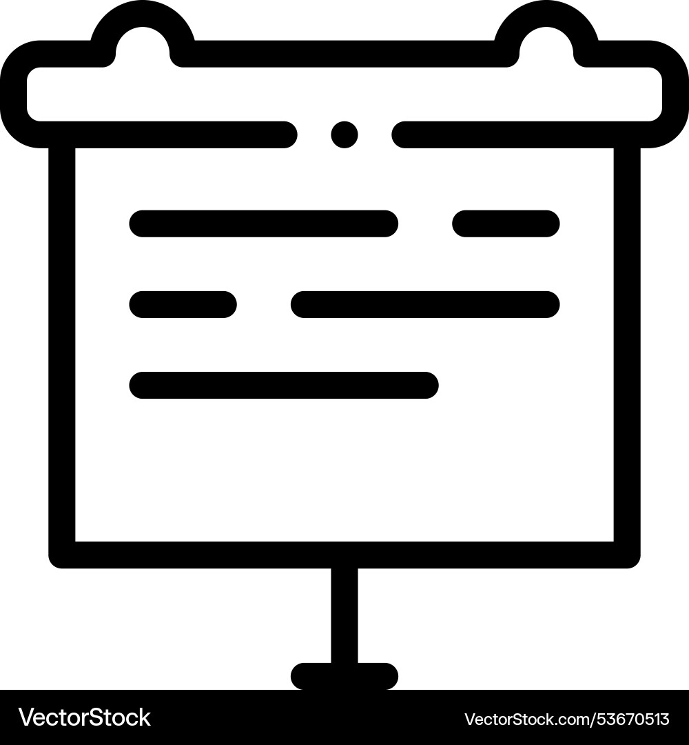 Flipper icon thin linear style design isolated Flipper icon thin linear style design isolated vector image