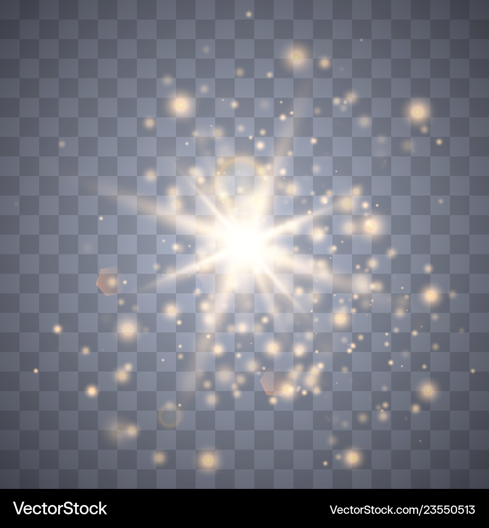 Glow light explodes Glow light explodes vector image