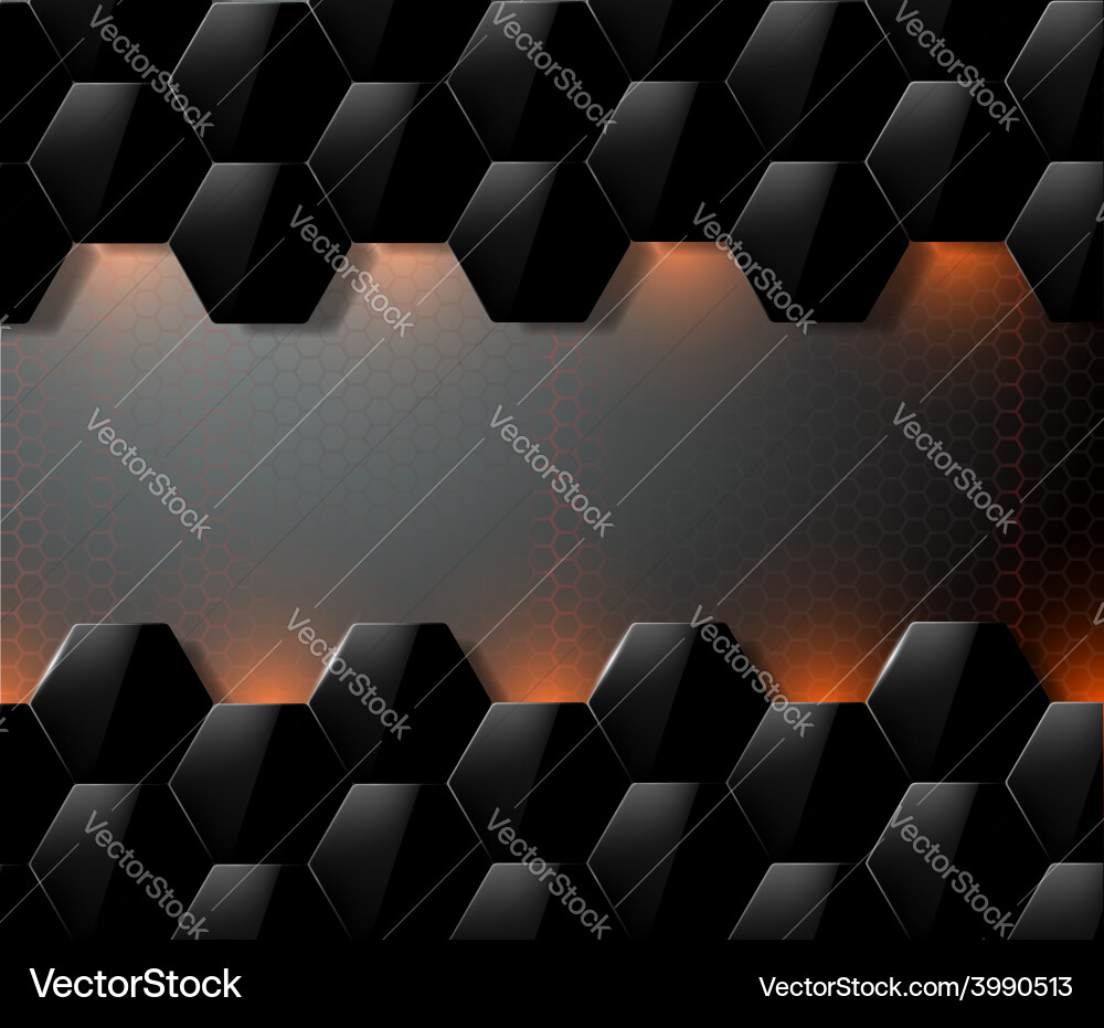 Honeycomb Pattern Background vector image