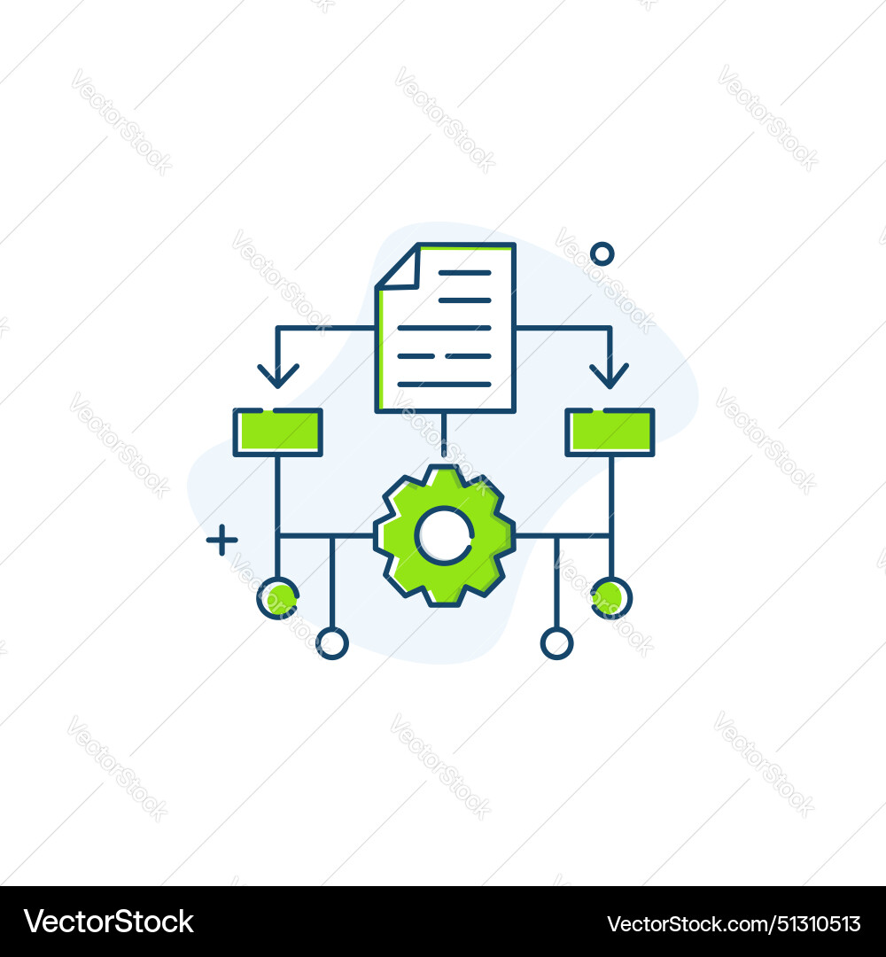 Machine learning ml icon design Vector Image