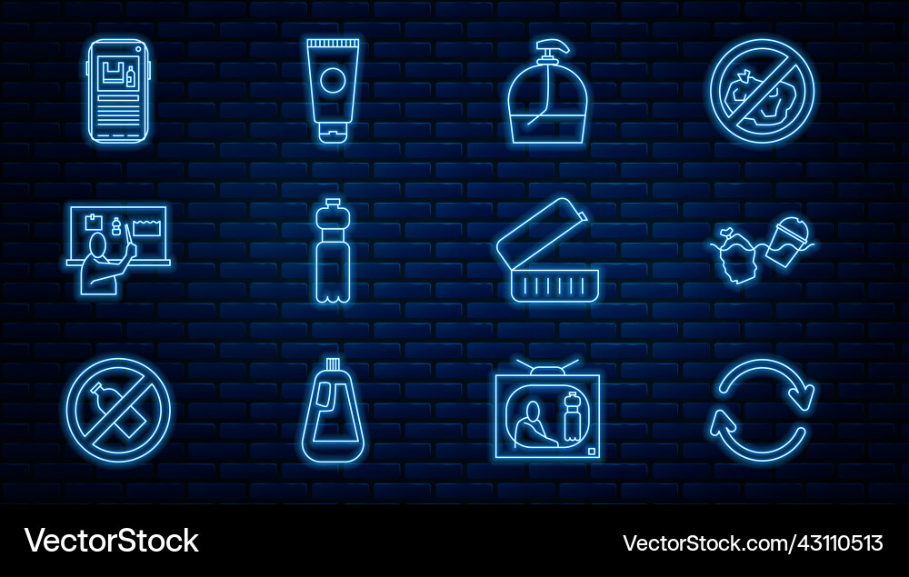 Set line refresh problem pollution of the ocean Set line refresh problem pollution of the ocean vector image