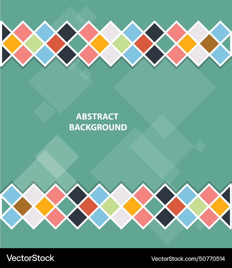 Abstract background cube design eps Vector Image