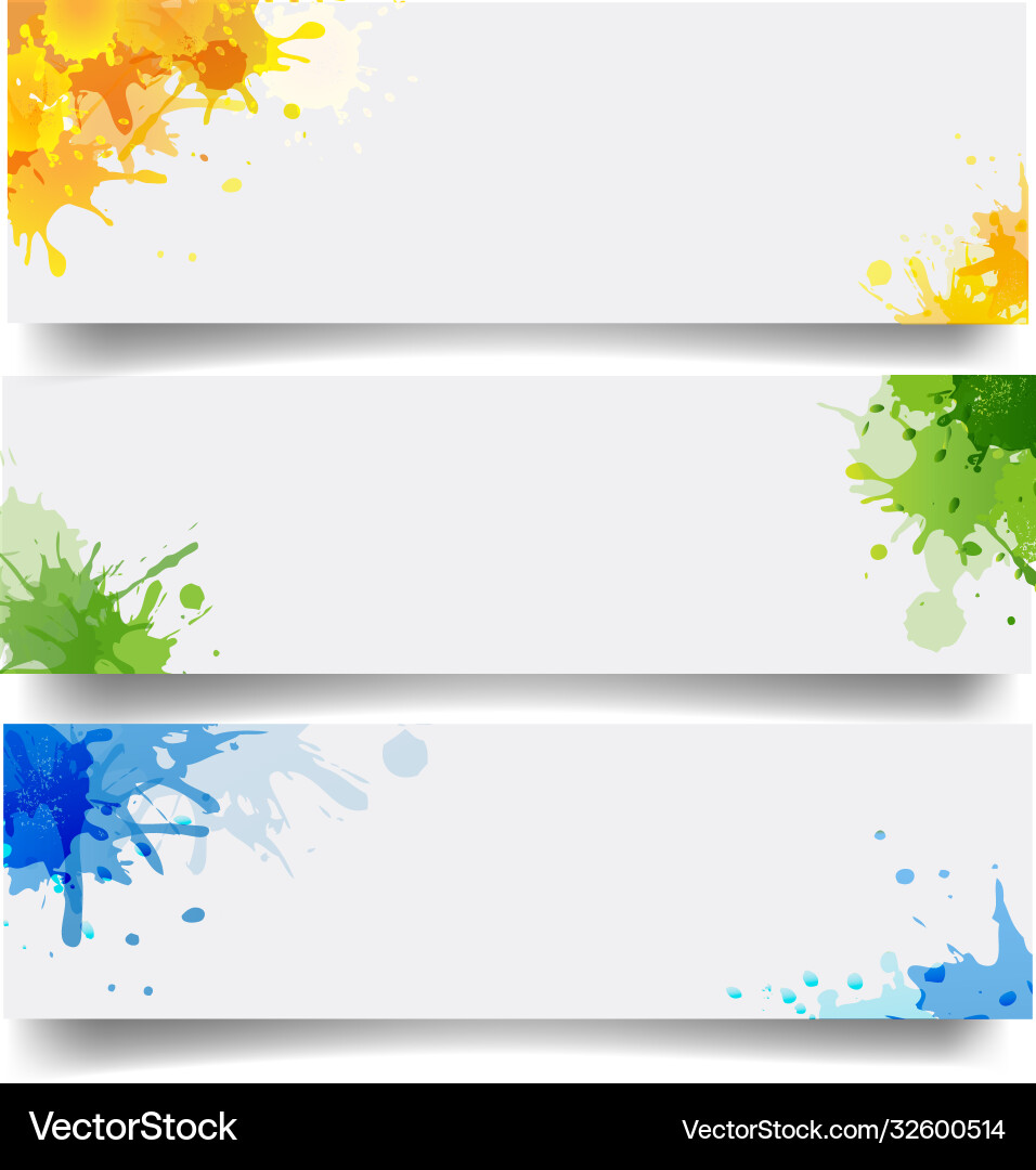 Banner mit Blobs isolierten weißen Hintergrund Banner mit Blobs isolierten weißen Hintergrund vektorbild