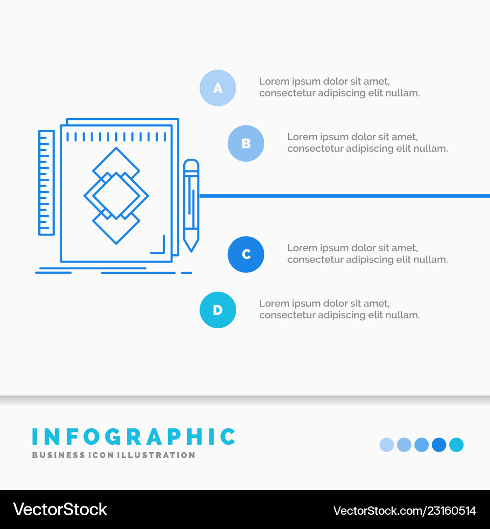 Design tool identity draw development Design tool identity draw development Vector Image