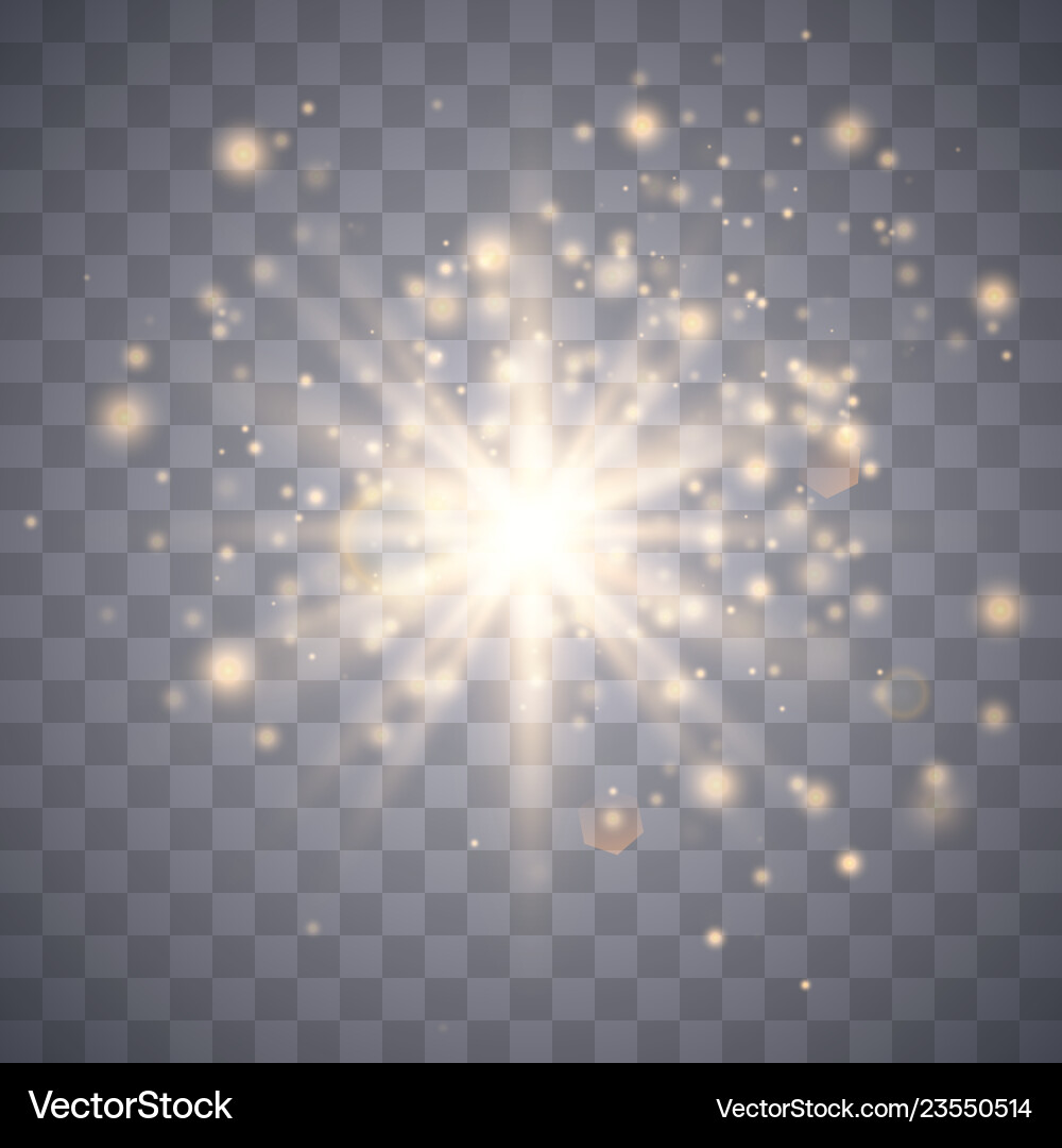 Glow light explodes Glow light explodes vector image