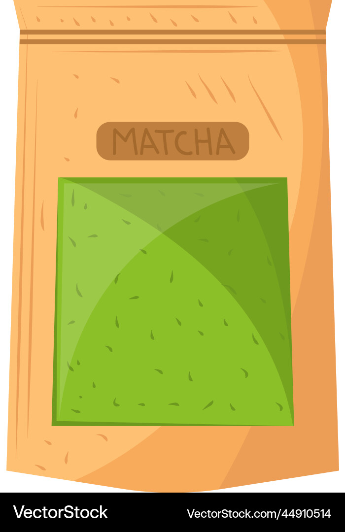 Matcha product pack Royalty Free Vector Image - VectorStock