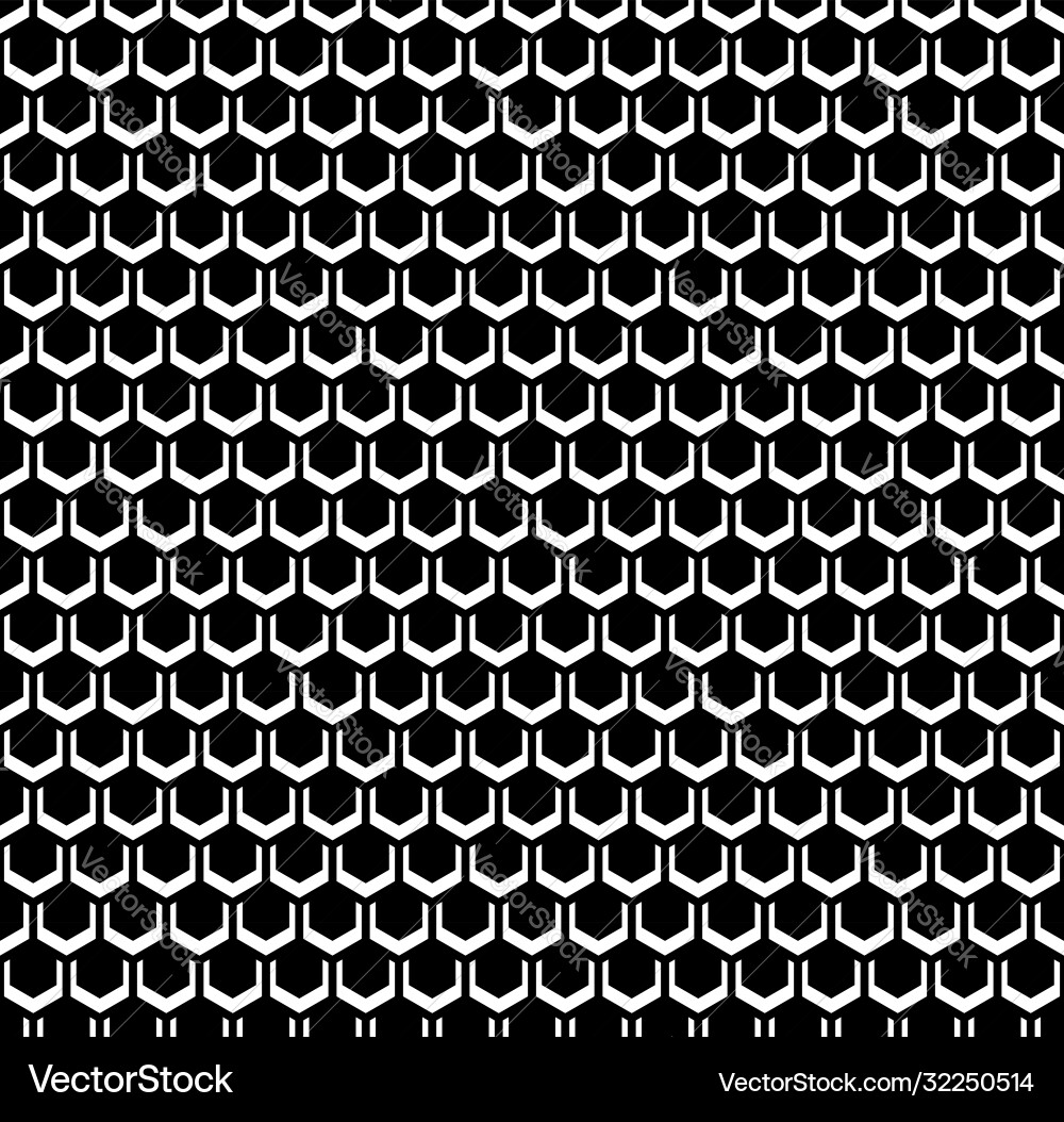 Seamless hexagons pattern Vector Image