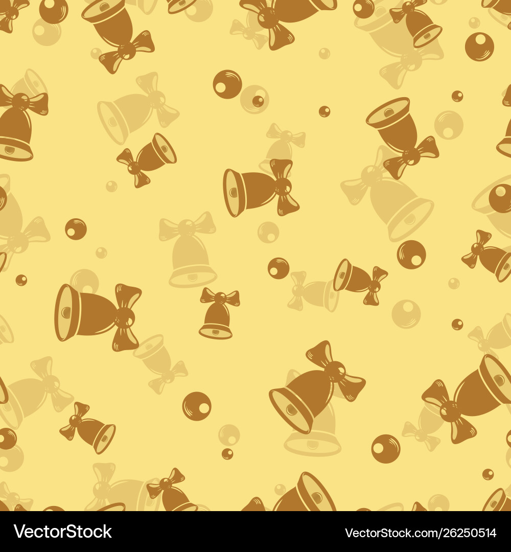 Seamless repeating new year pattern Seamless repeating new year pattern vector image