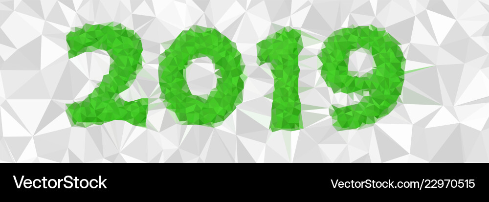 2019 dreieckiges low poly mosaic abstraktes Muster 2019 dreieckiges low poly mosaic abstraktes Muster vektorbild
