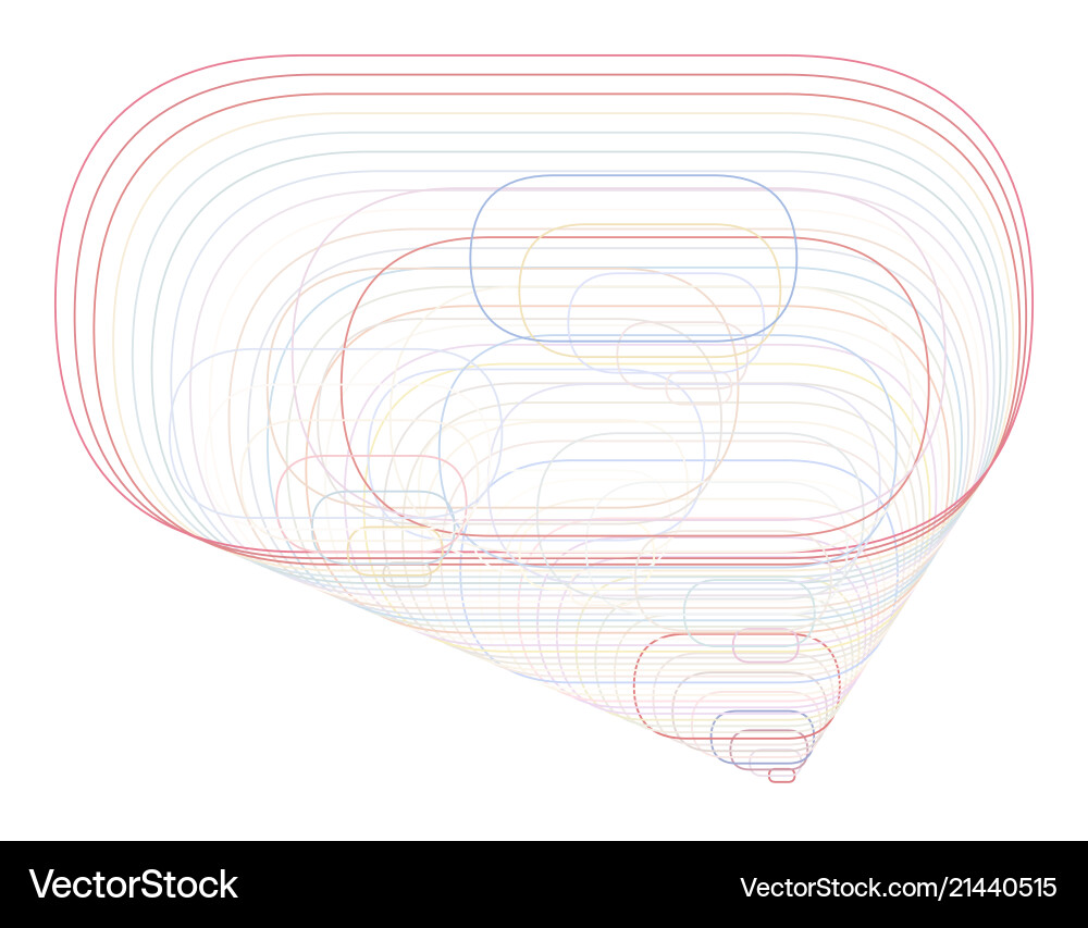 Abstract geometric background with shape vector image