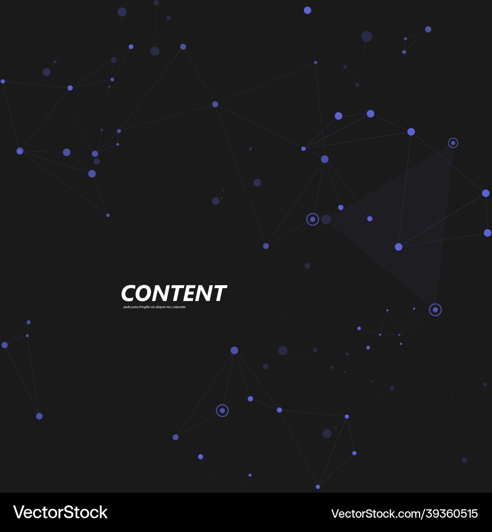 Abstract polygonal with connecting dots and lines Abstract polygonal with connecting dots and lines vector image