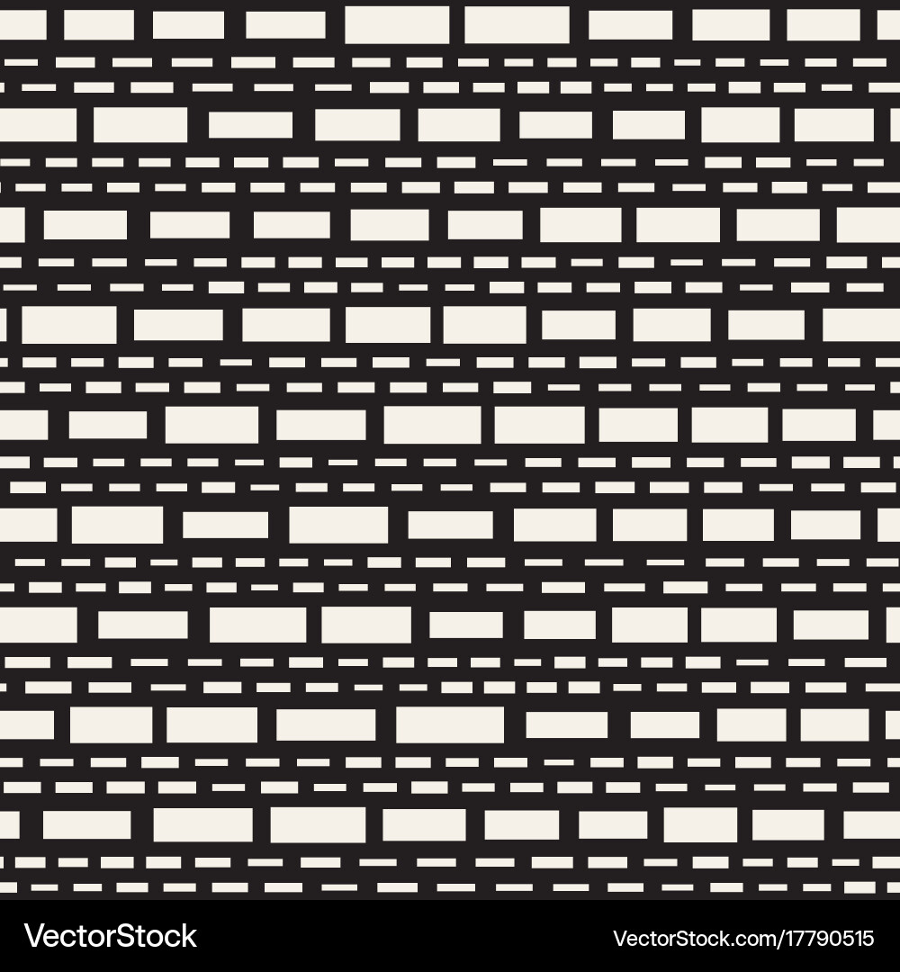 Black and white irregular dashed lines pattern Vector Image