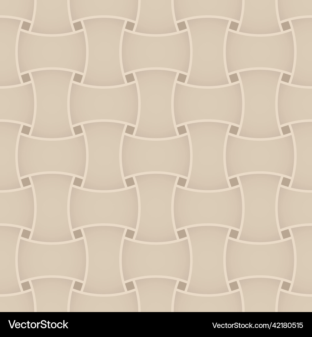 Geometric seamless pattern with intertwined bands Geometric seamless pattern with intertwined bands vector image