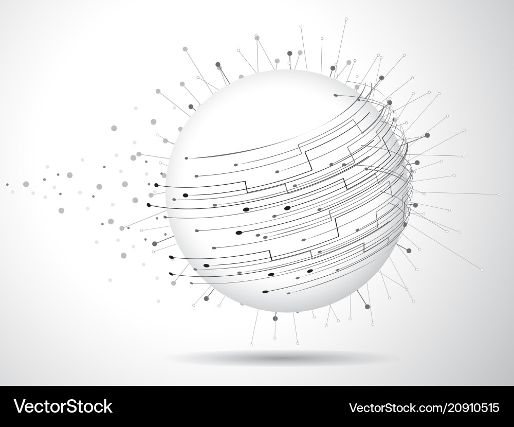 Global Network Connection vector image