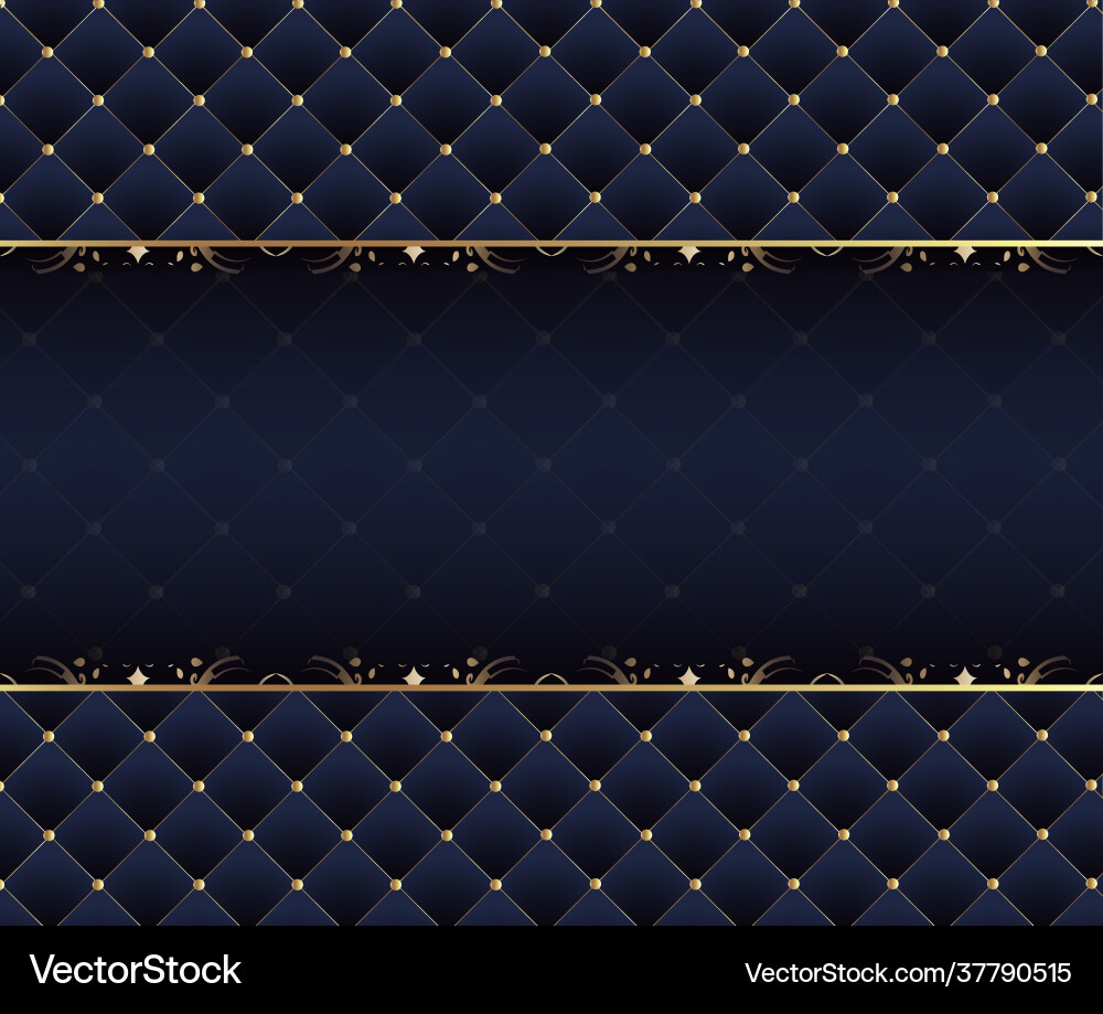 Gold box design patterns place for text Gold box design patterns place for text vector image