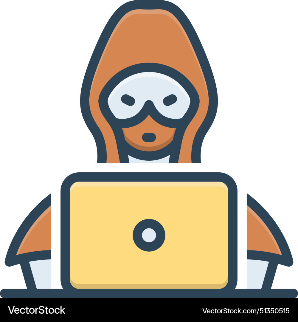 Hacker vector image