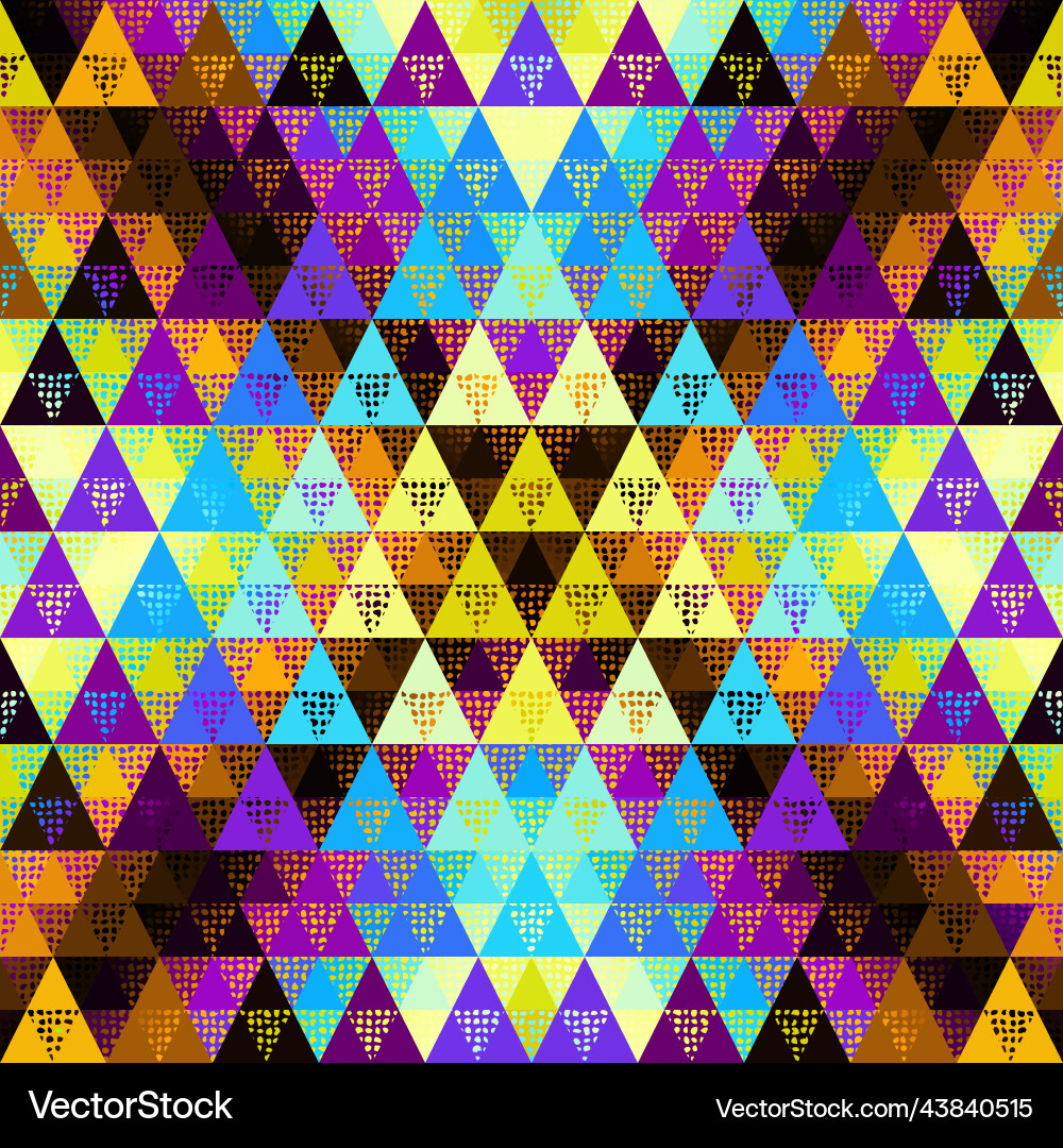 Seamless pattern background of a triangles Vector Image