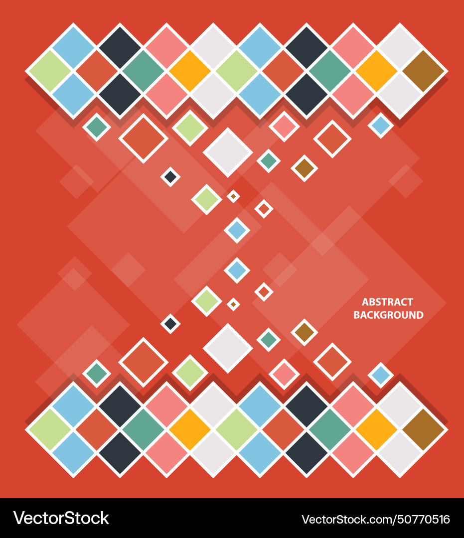 Abstract background cube design eps10 Vector Image