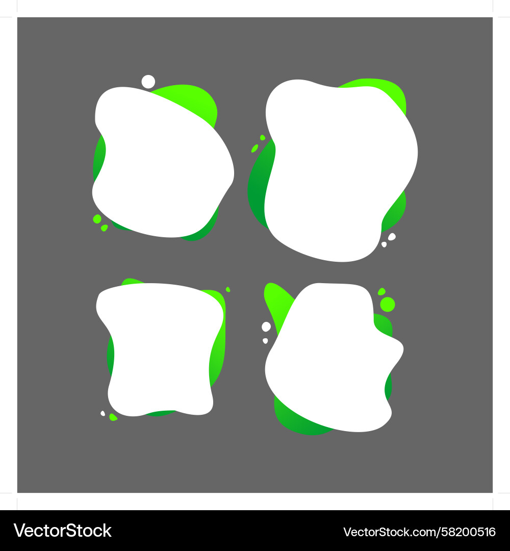 Blob text box round shape stock Blob text box round shape stock Vector Image