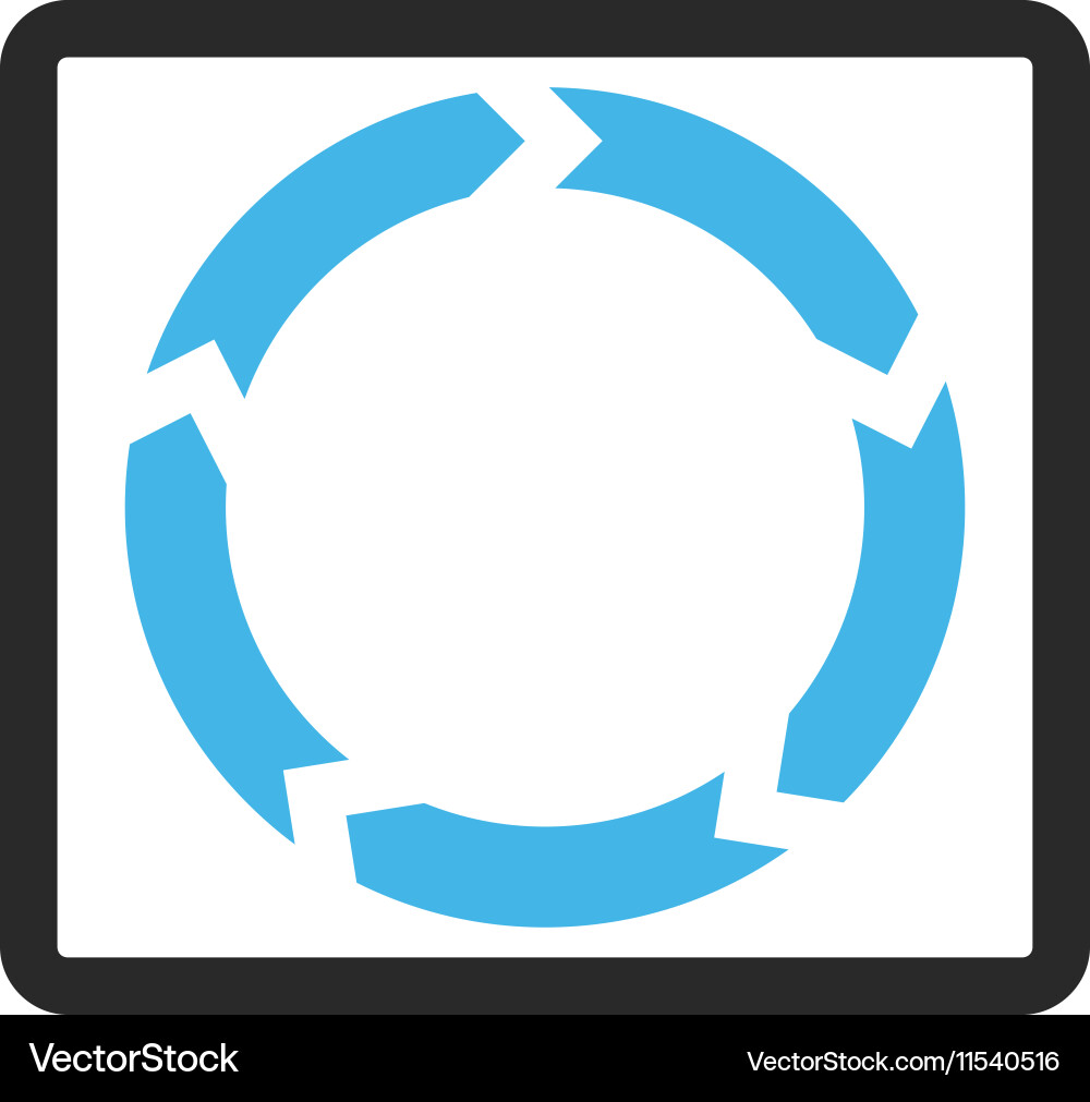 Circular Flow Icon Vector Image