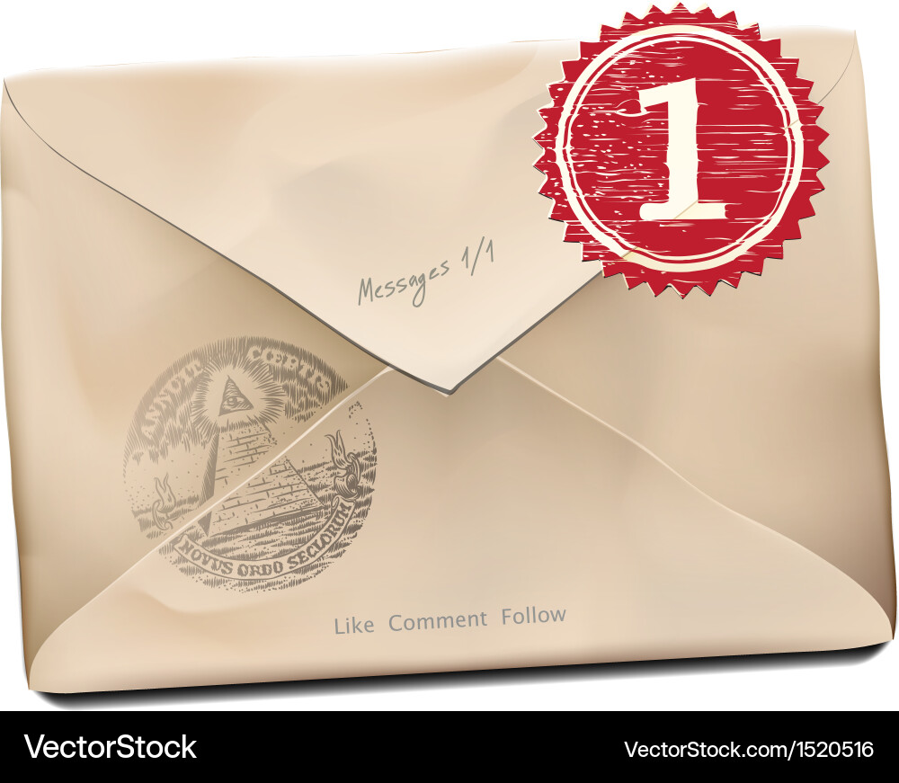E-mail old new folder message vector image