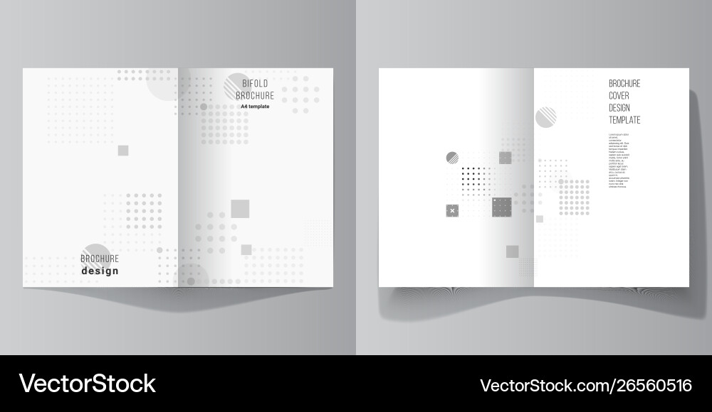 Layout two a4 format modern Layout two a4 format modern vector image