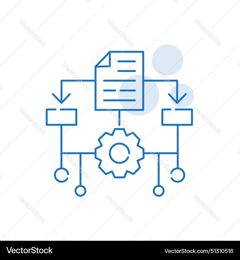 Machine learning ml icon design Vector Image