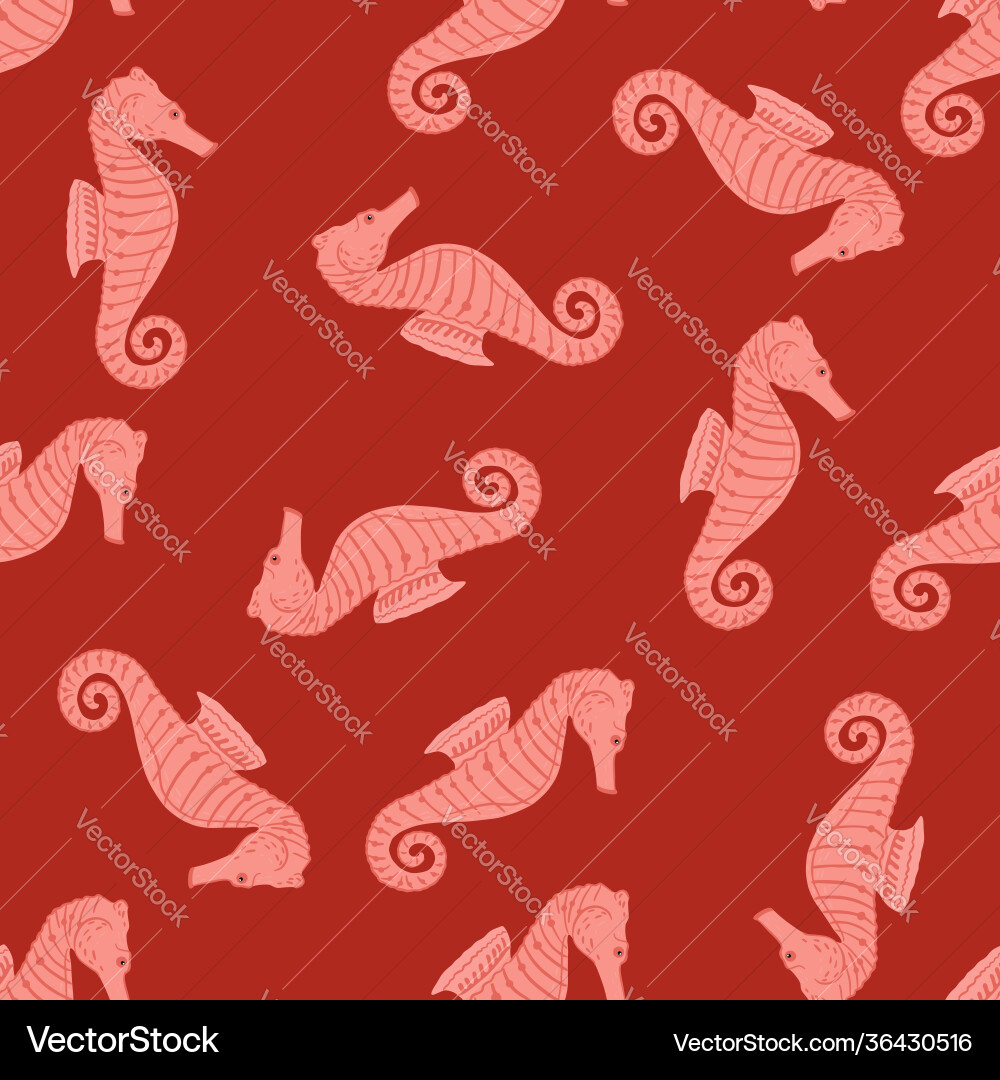 Seamless random pattern with pink colored Seamless random pattern with pink colored vector image