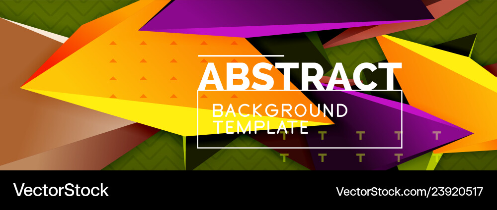 3d triangular shapes abstract background 3d triangular shapes abstract background vector image