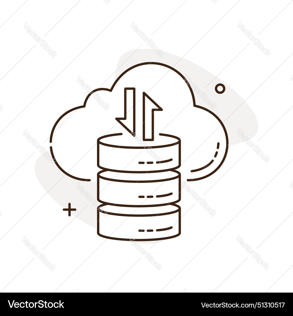 Data science analysis mining icon vector image