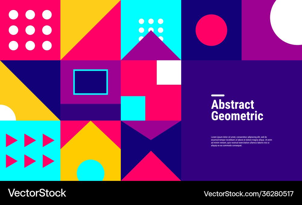 Geometric pattern background Vector Image
