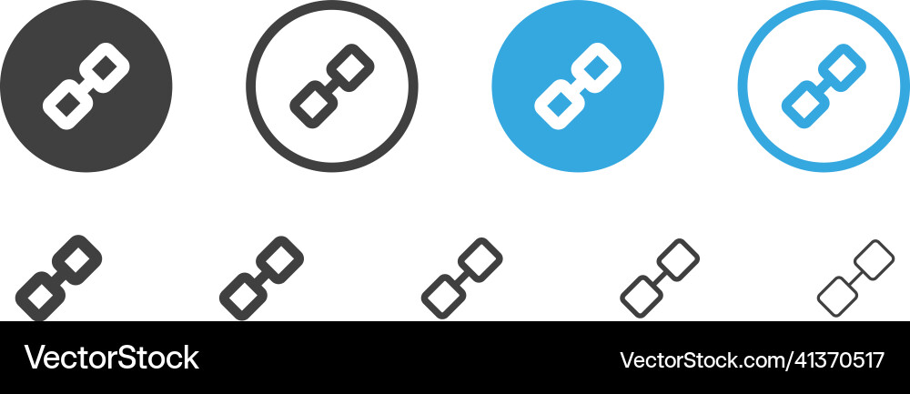 Link Symbol Internet url Symbol verbinden Taste vektorbild