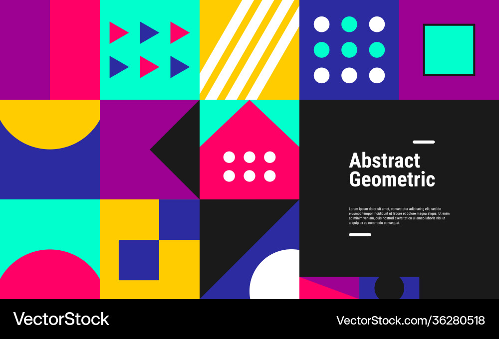 Geometric pattern background Geometric pattern background vector image