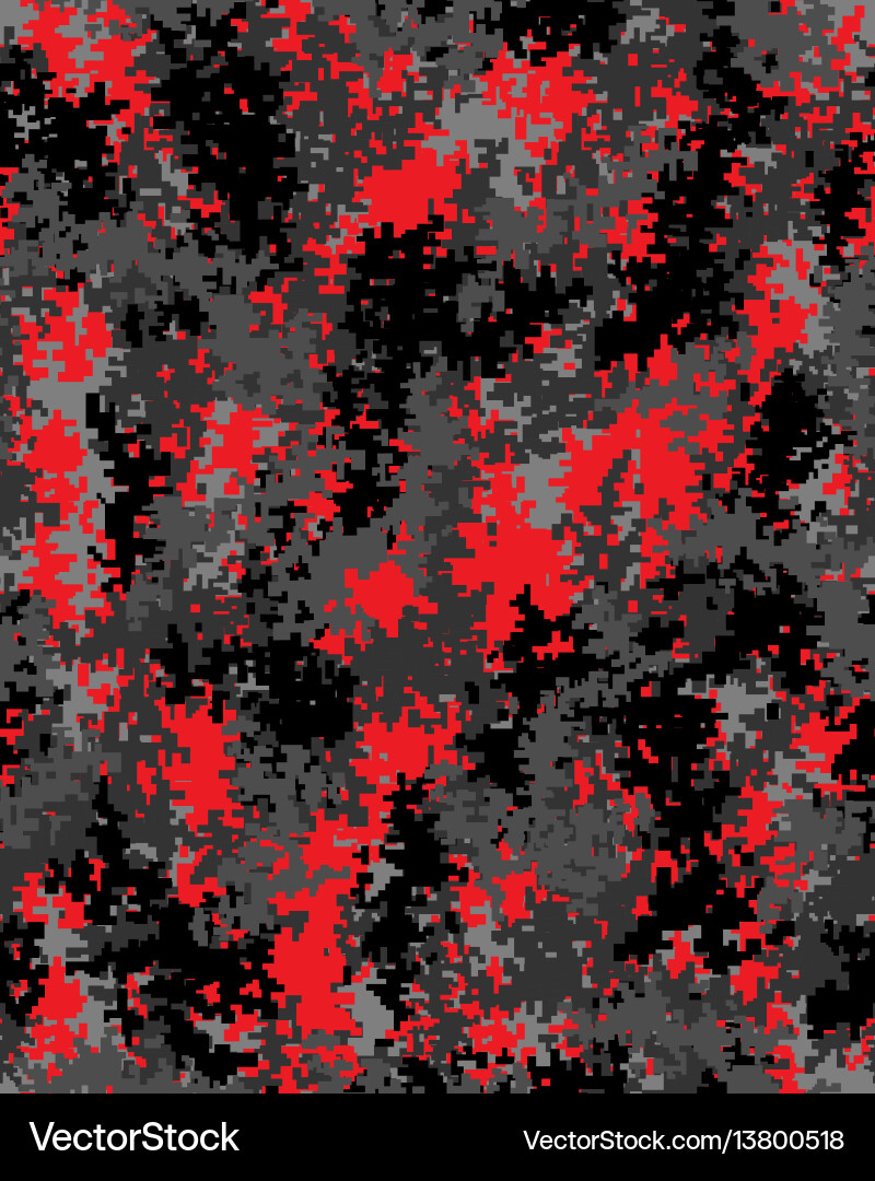 Modern Camo Pixel Pattern Royalty Free Vector Image